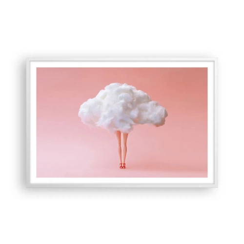 Poster in een witte lijst - Zoete belofte - 91x61 cm