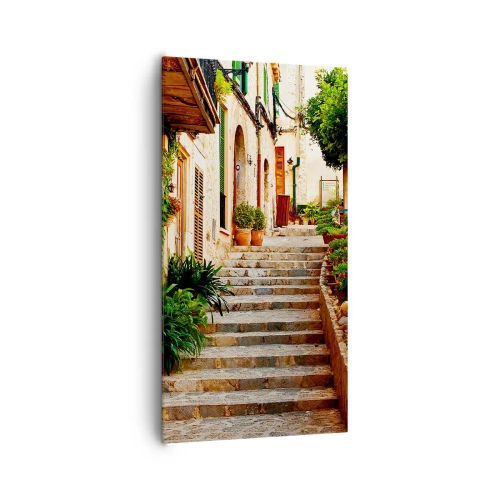 Schilderen op canvas - De charme van een Spaanse vakantie - 65x120 cm
