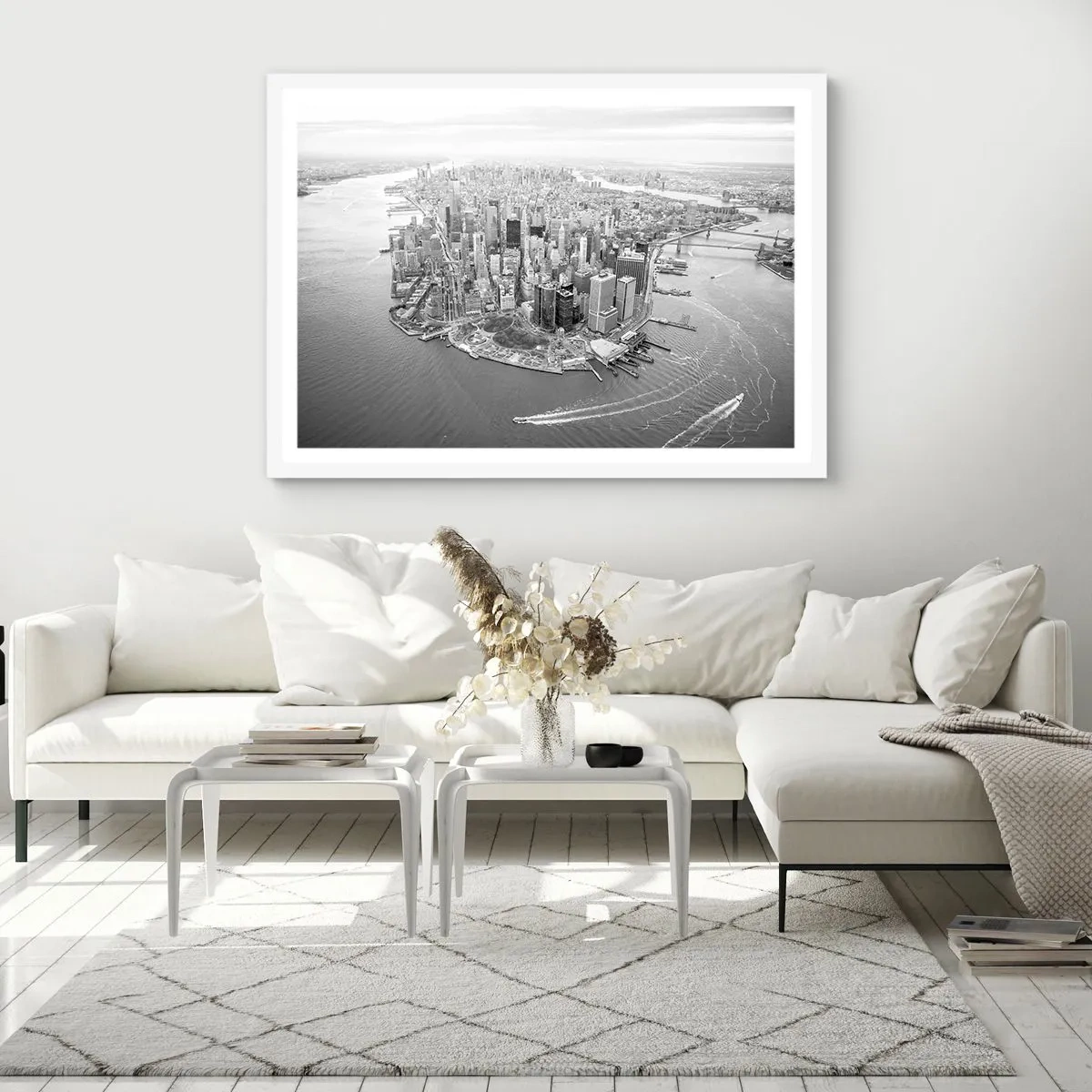 Poster in een witte lijst - Hoe niet lief te hebben? - 100x70 cm