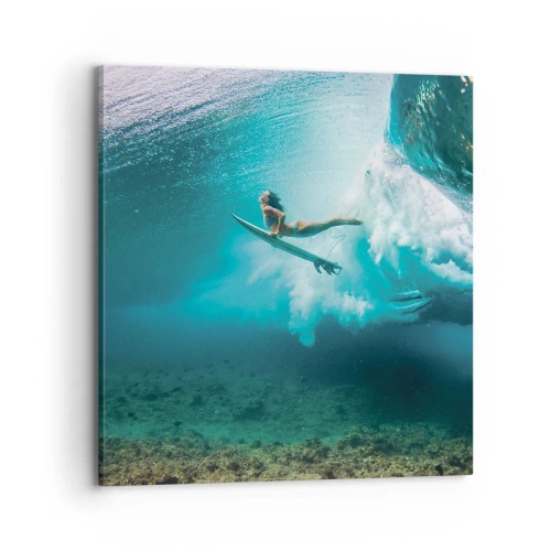 Schilderen op canvas - Onderwaterwereld - 70x70 cm