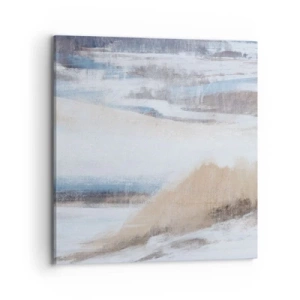 Schilderen op canvas - Winterse compositie - 70x70 cm