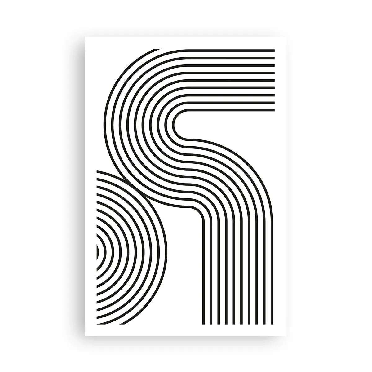 Poster - In de bocht - 61x91 cm