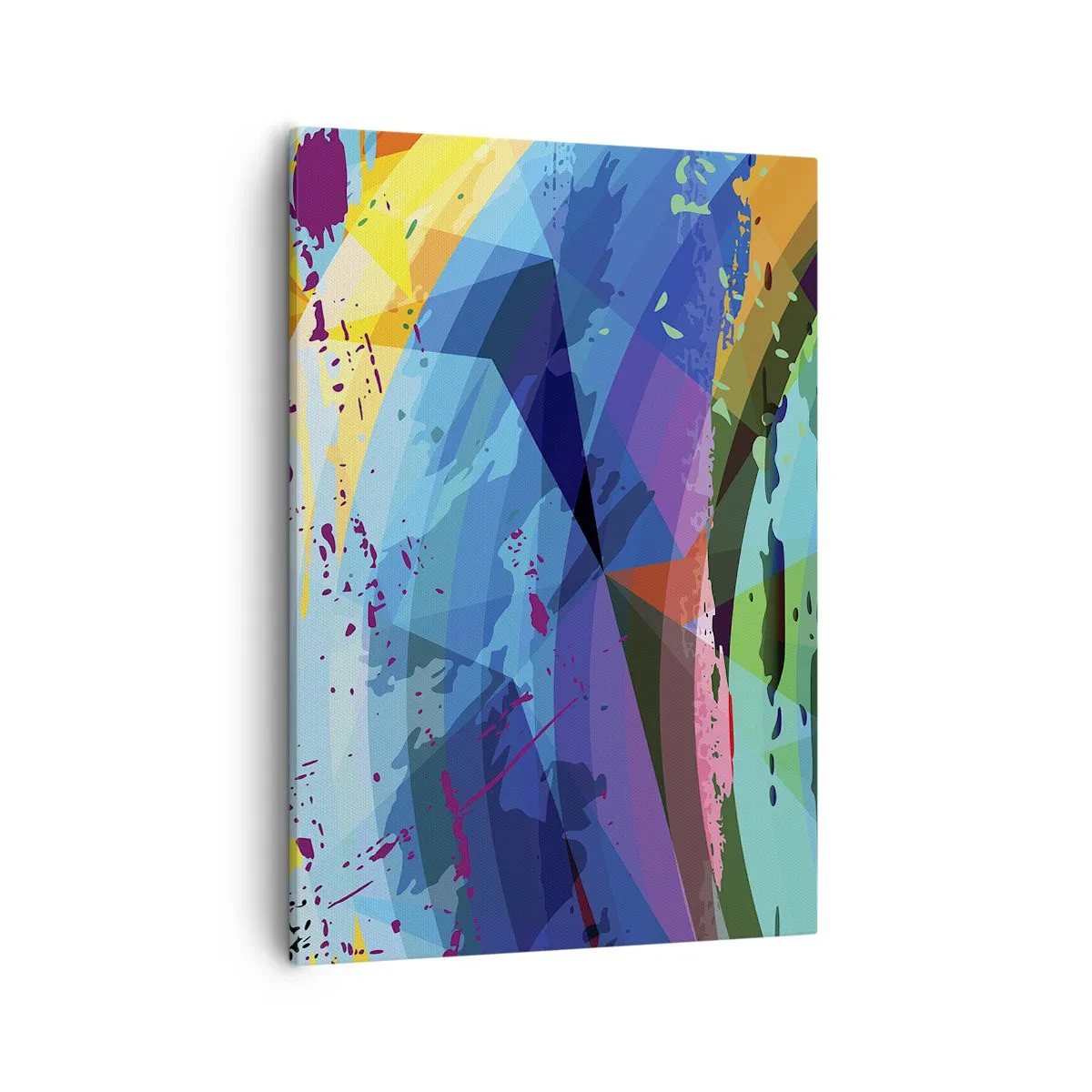 Schilderen op canvas - Kleurrijke duizeligheid - 50x70 cm