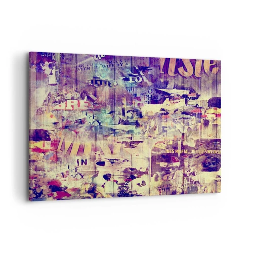 Schilderen op canvas - En dat is alles wat er zal blijven - 100x70 cm