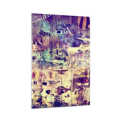 Schilderen op glas - En dat is alles wat er zal blijven - 70x100 cm