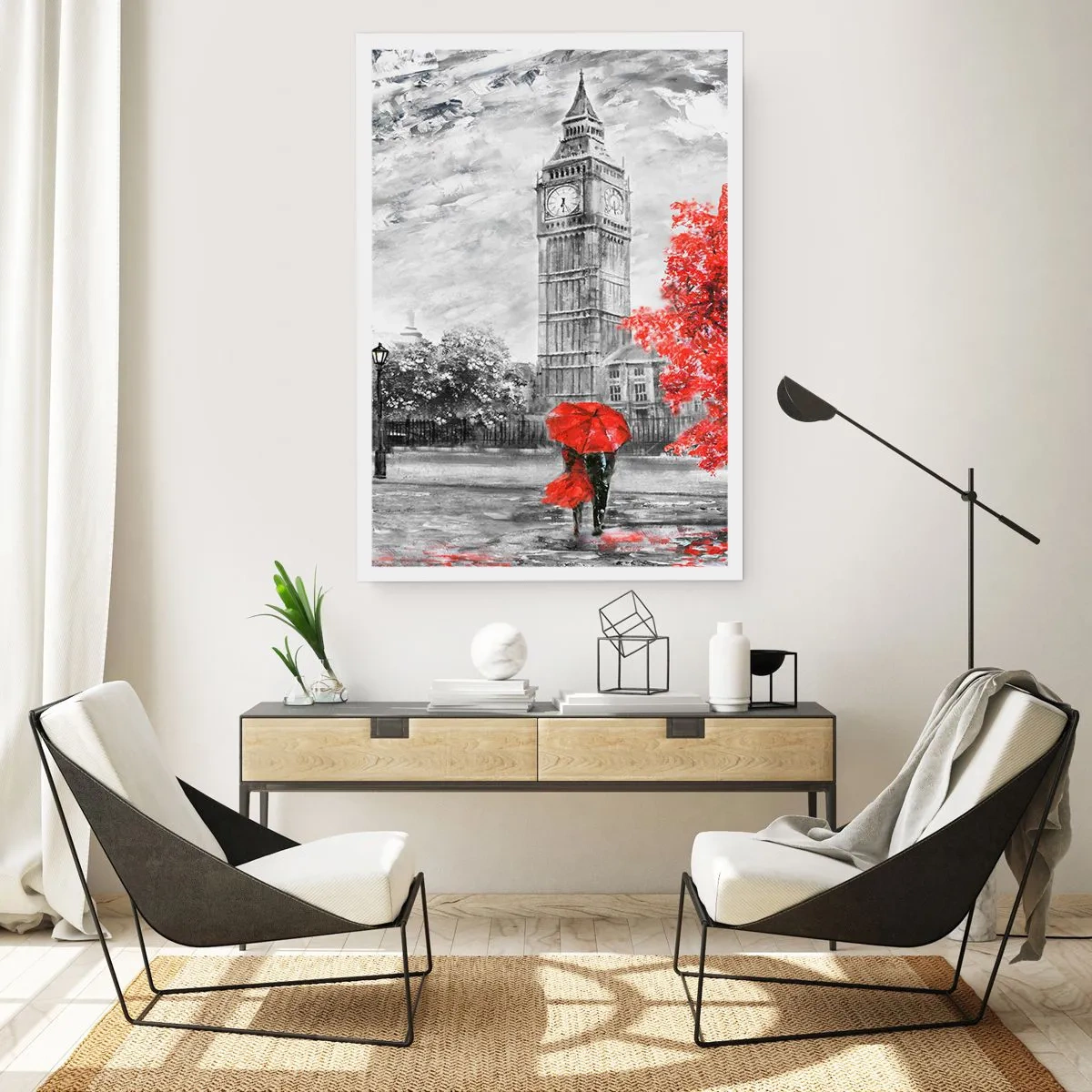 Poster - Een spannende dag - 30x40 cm