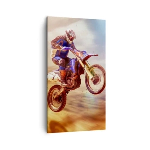 Schilderen op canvas - Motor duizeligheid - 45x80 cm