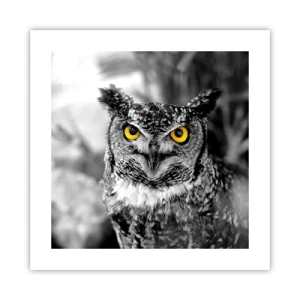 Poster - Niets zal zich verbergen - 40x40 cm