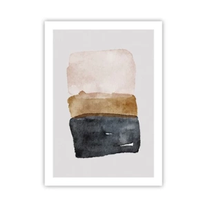 Poster - De samenstelling van de kleuren van de aarde - 50x70 cm