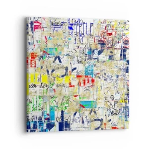 Schilderen op canvas - Het is gewoon een lust voor het oog - 40x40 cm