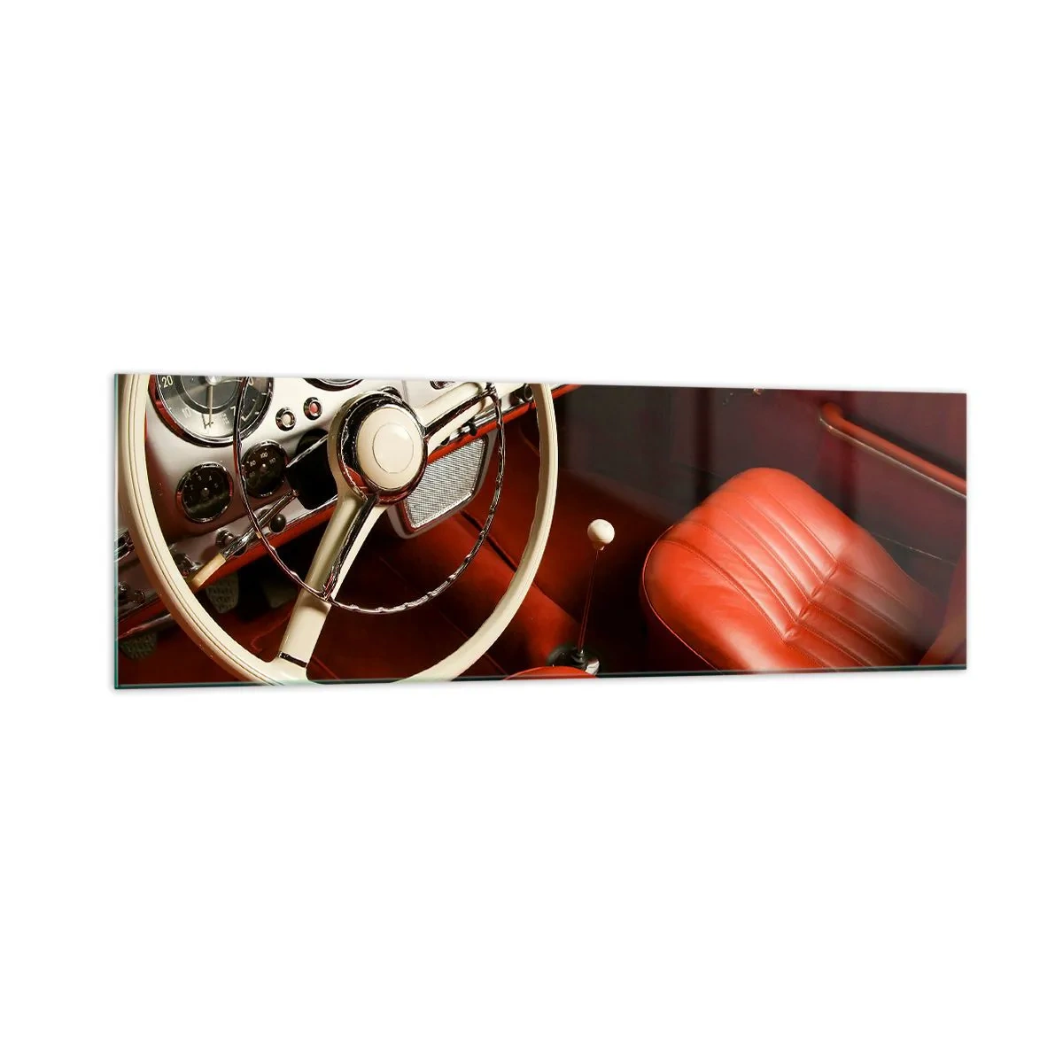 Schilderen op glas - Vintage luxe - 160x50 cm