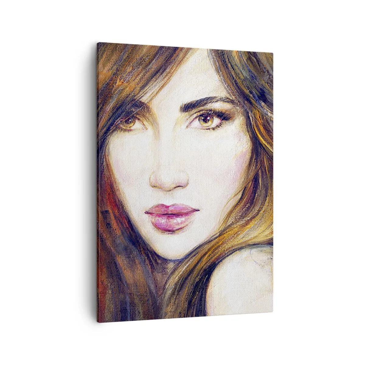Schilderen op canvas - Een dubbeltje voor je gedachten - 50x70 cm