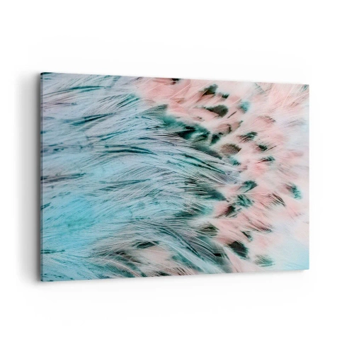 Schilderen op canvas - Saffier roze dons - 120x80 cm