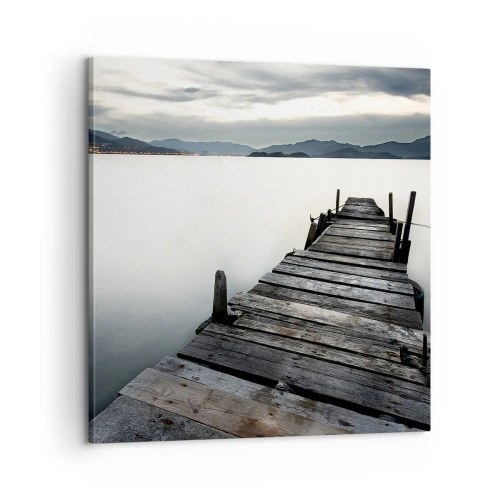 Schilderen op canvas - Dompel je onder in vrede - 60x60 cm