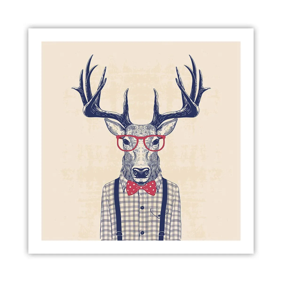 Poster - Een grappig extravaganza - 60x60 cm