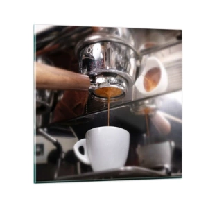 Schilderen op glas - Goede tijd van de dag - 50x50 cm