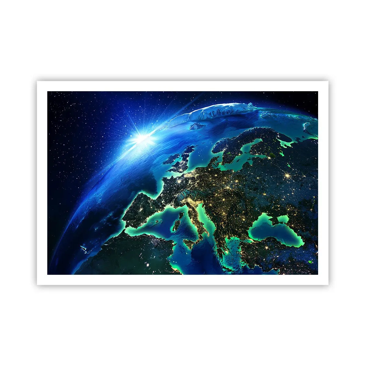 Poster - Sprankelend Europa - 100x70 cm