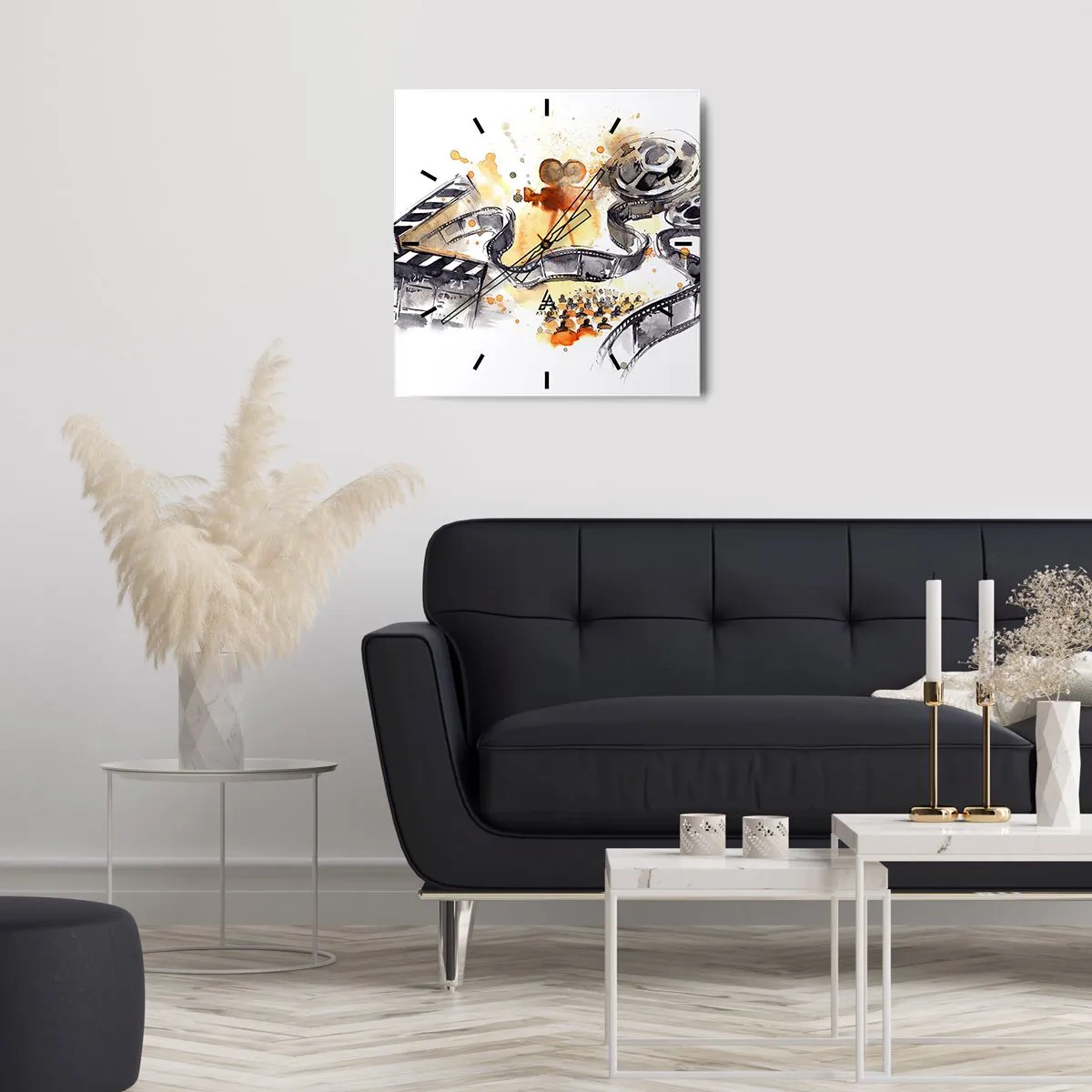 Wandklok - Klok - In het land van dromen - 30x30 cm