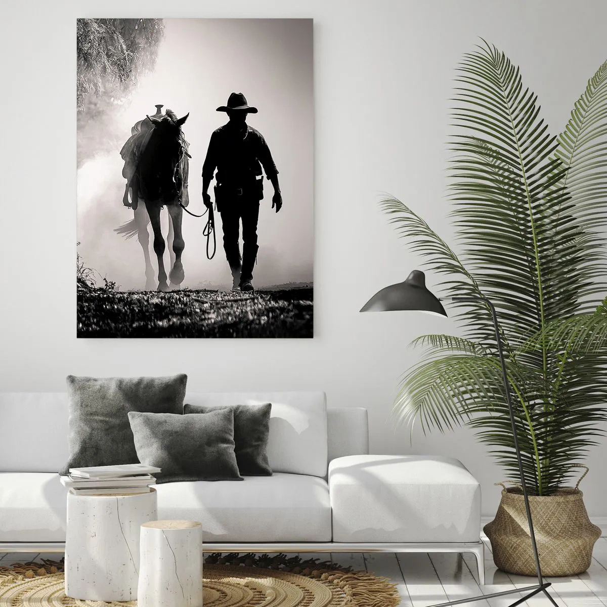 Schilderen op glas - Texas ochtend - 50x70 cm
