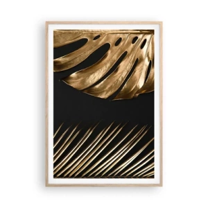 Een poster in een licht eiken lijst - Anders en net zo duur - 70x100 cm