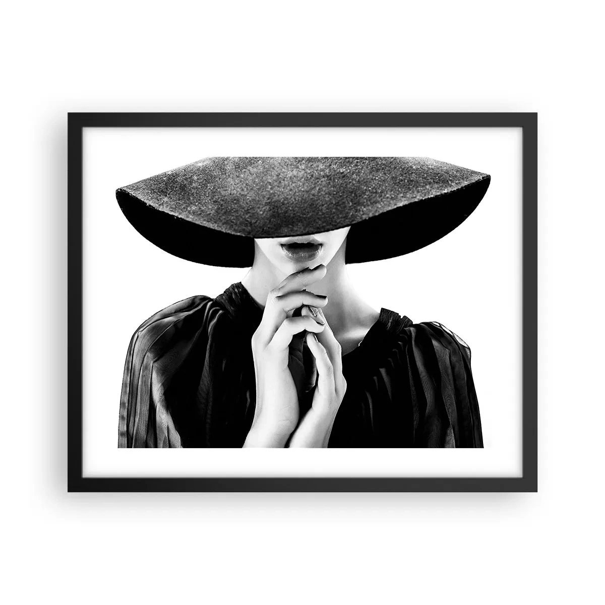 Poster in een zwarte lijst - Verborgen schoonheid - 50x40 cm