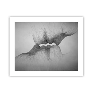Poster - Kus van de wind - 50x40 cm