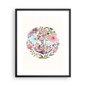 Poster in een zwarte lijst - Goede droom van zeeman - 40x50 cm