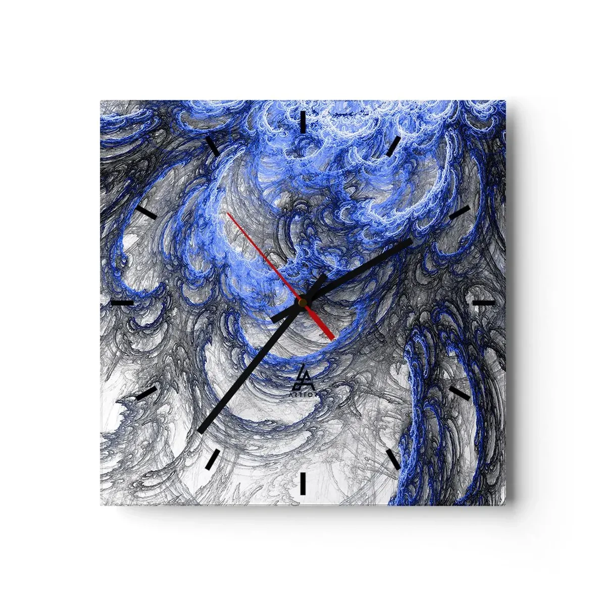 Wandklok - Klok - De geboorte van een golf - 30x30 cm