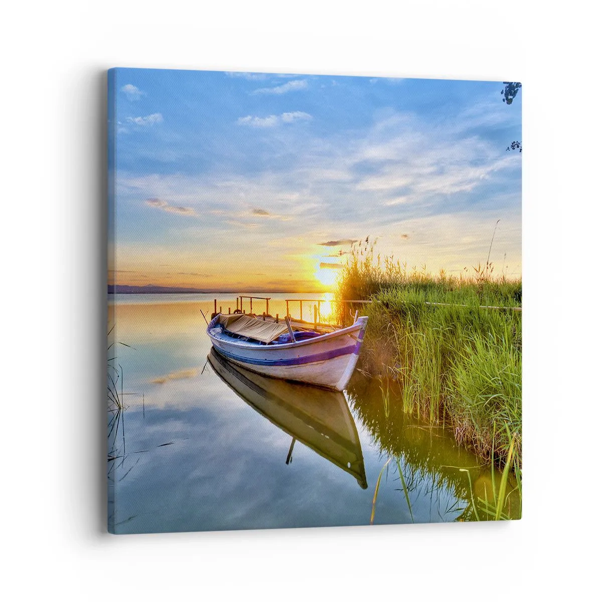 Schilderen op canvas - Baai van vervulde dromen - 40x40 cm