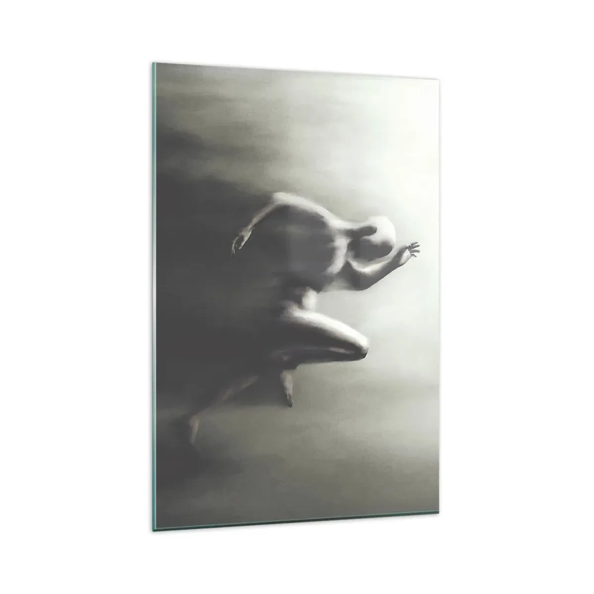 Schilderen op glas - Niet te stopen - 80x120 cm