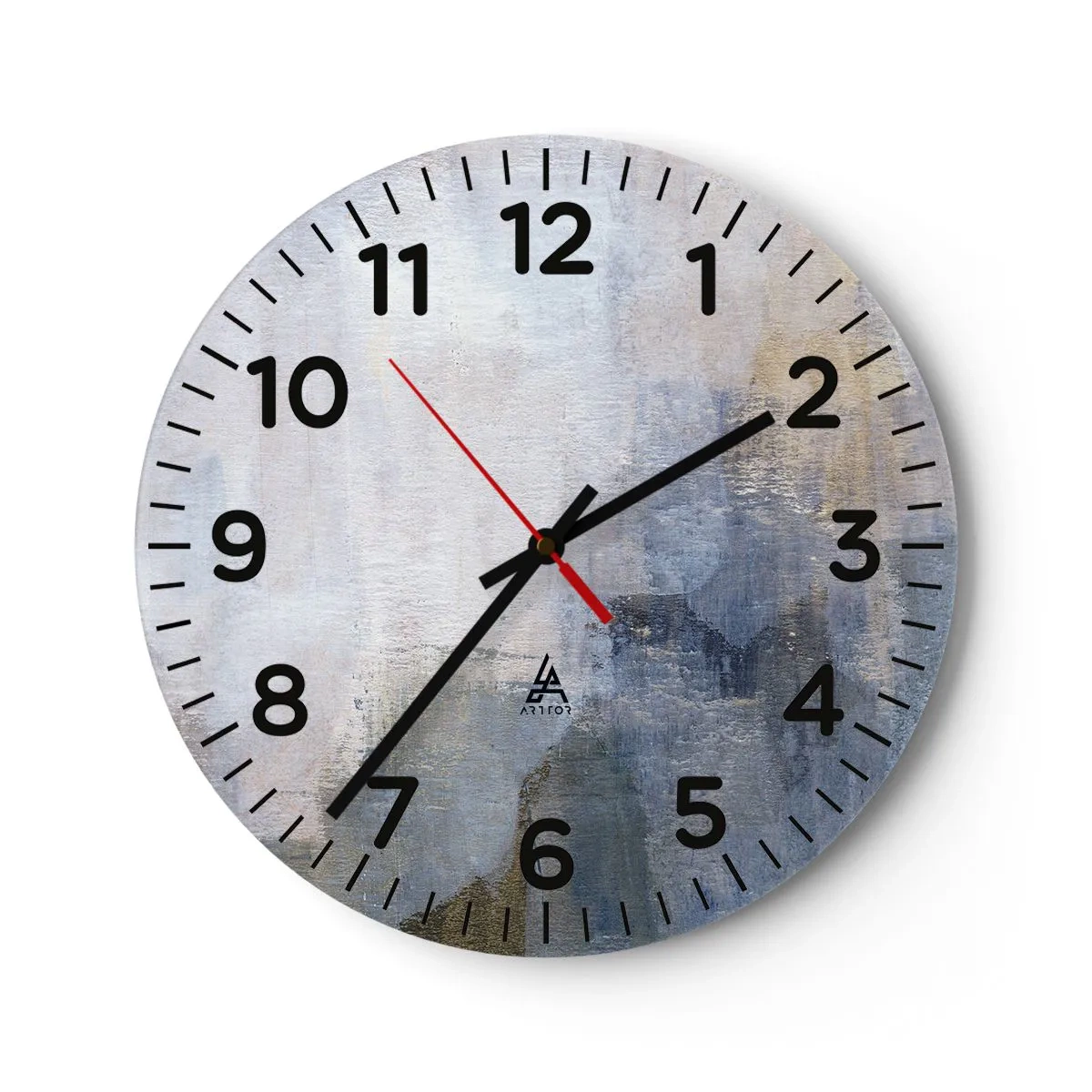 Wandklok - Klok - Kleurtonen en akkoorden - 40x40 cm