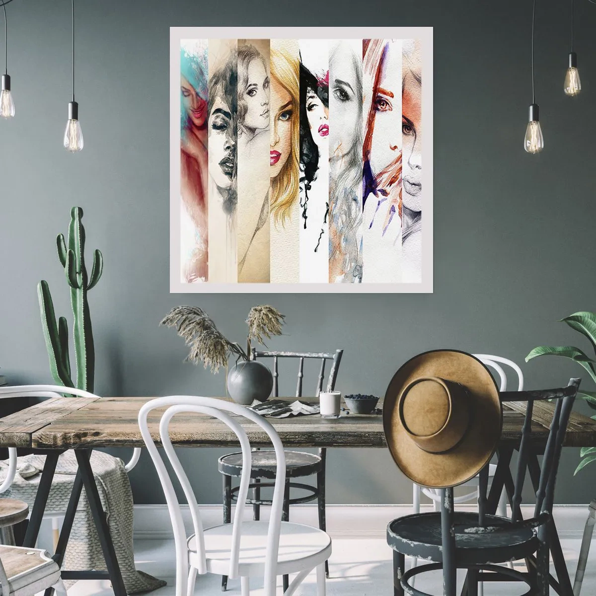 Poster - En jij bent het altijd - 60x60 cm