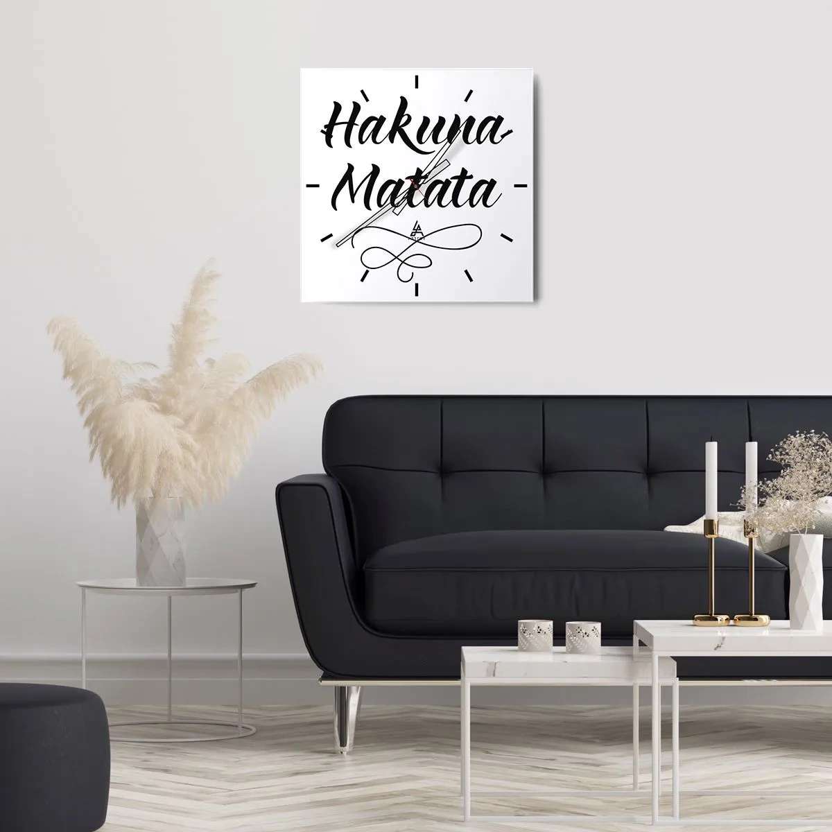 Wandklok - Klok - Beste advies - 40x40 cm