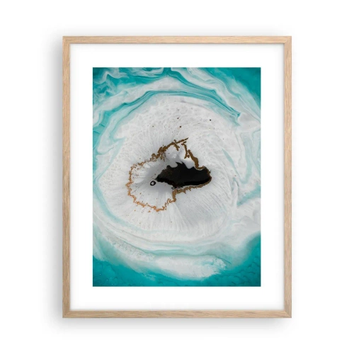 Een poster in een licht eiken lijst - Binnendringen - 40x50 cm