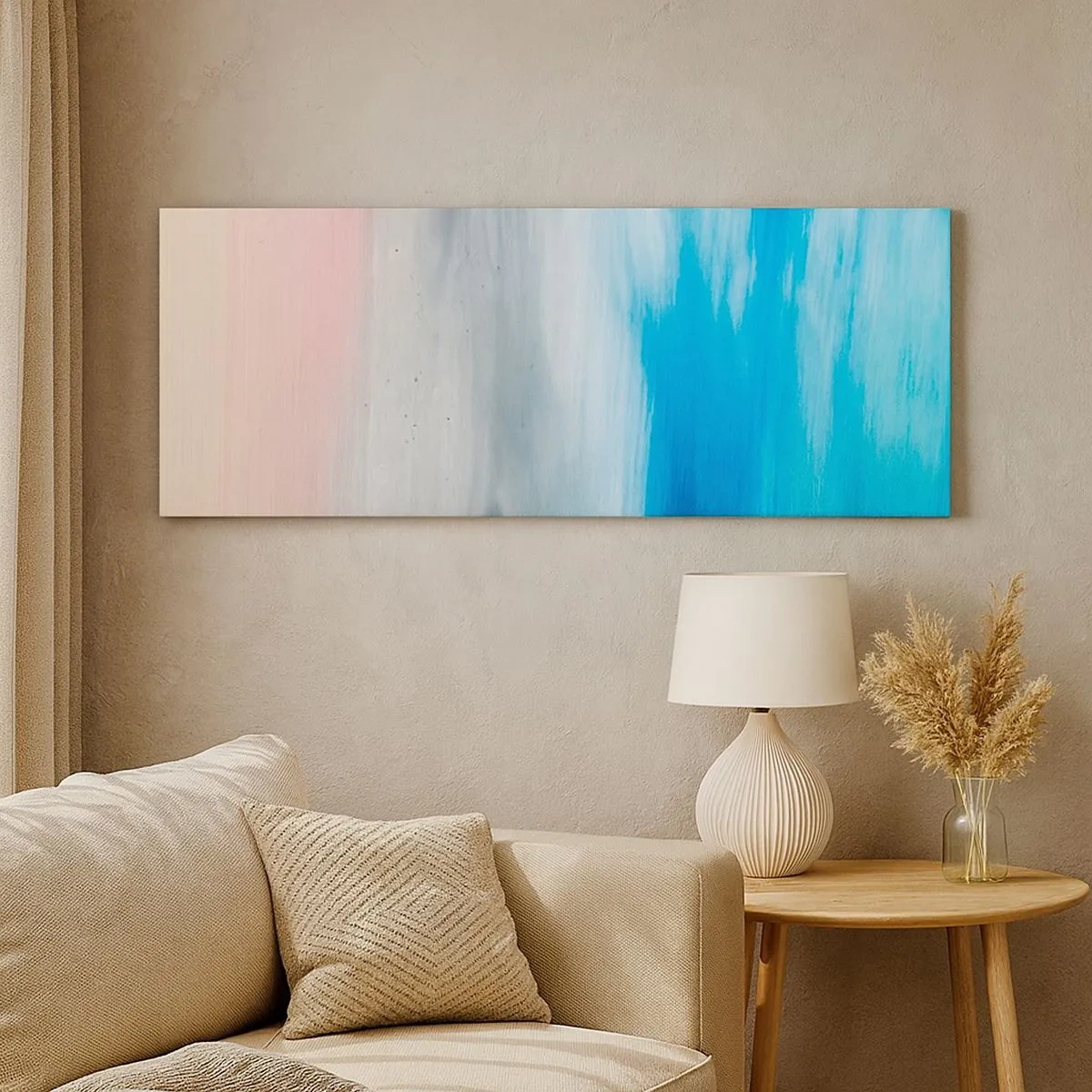 Schilderen op canvas - Elementen: lucht - 100x40 cm
