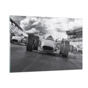 Schilderen op glas - Er is kracht! - 120x80 cm