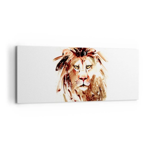 Schilderen op canvas - Kracht en waardigheid - 120x50 cm