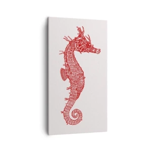 Schilderen op canvas - Een ingewikkeld wezen - 45x80 cm