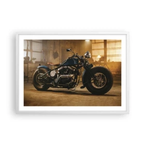 Poster in een witte lijst - Ik kan alles  - 70x50 cm