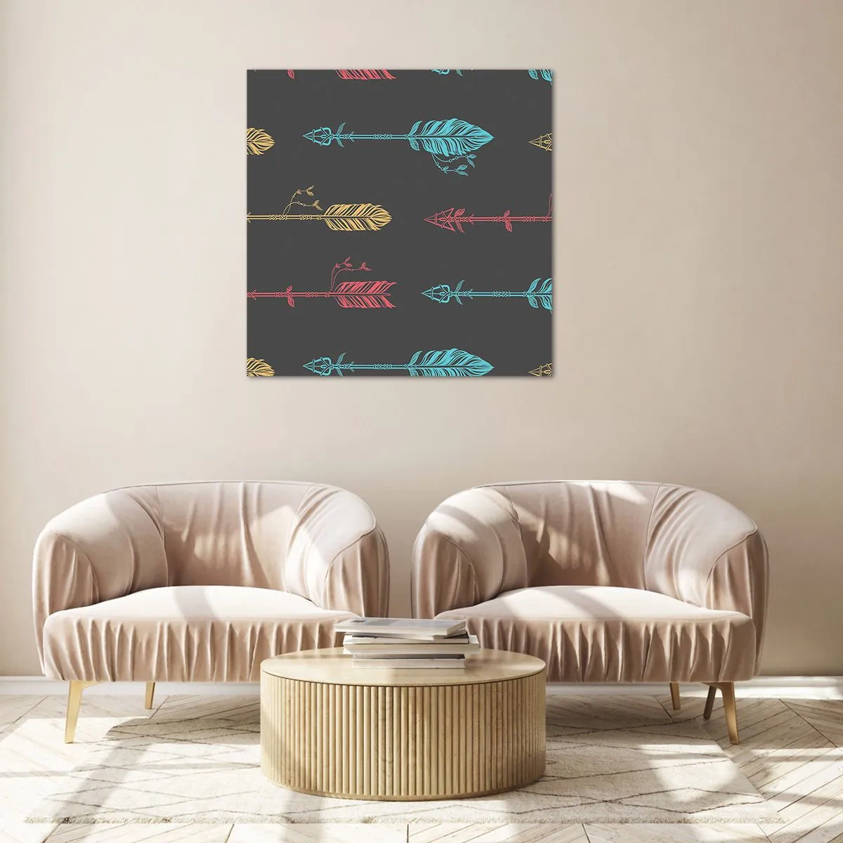 Schilderen op glas - In de verordening - 70x70 cm