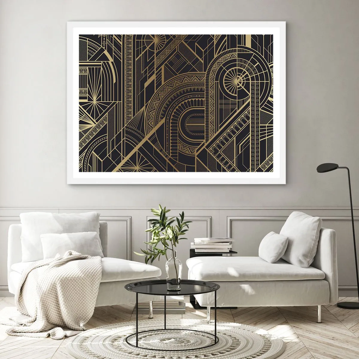 Poster in een witte lijst - Concepten, ideeën, plannen - 50x40 cm