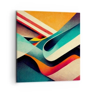 Schilderen op canvas - Intensieve compositie - 60x60 cm