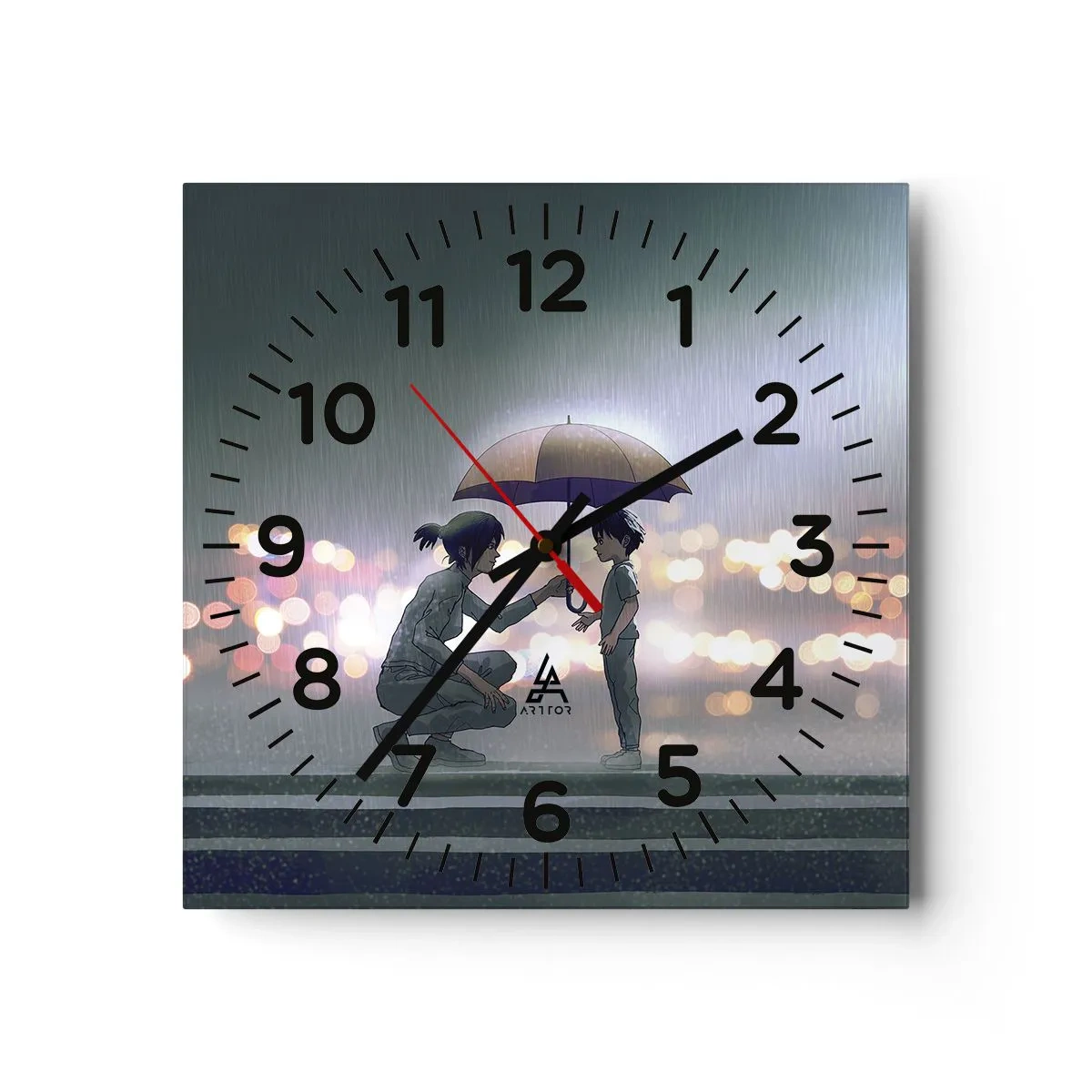 Wandklok - Klok - En het is goed nu - 40x40 cm