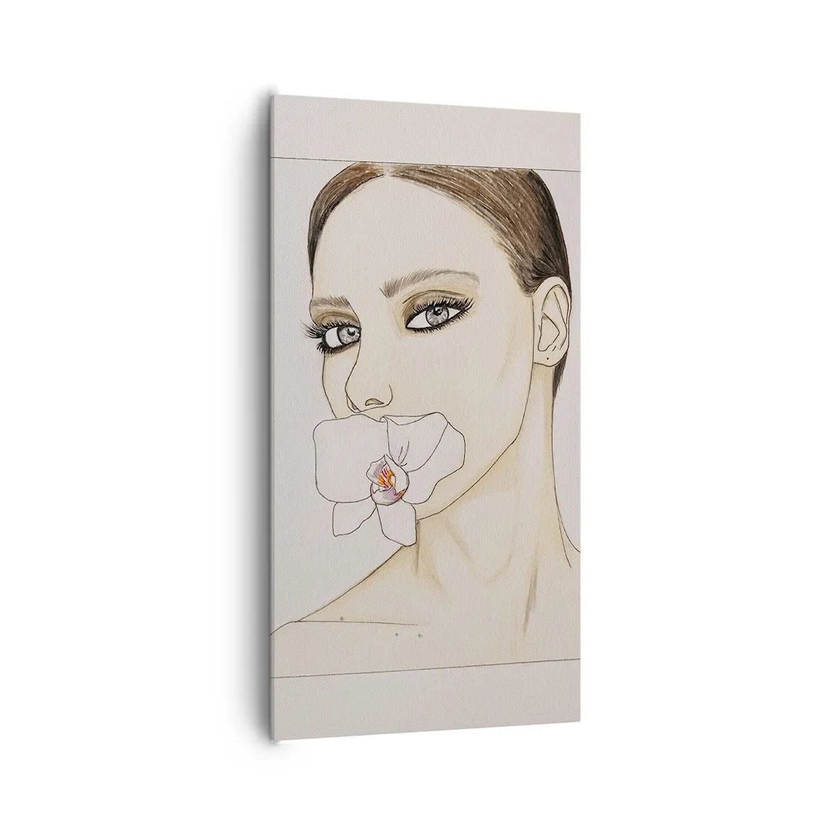 Schilderen op canvas - Een symbool van elegantie en schoonheid - 65x120 cm