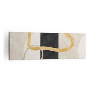 Schilderen op canvas - Verwarde vormen - 160x50 cm