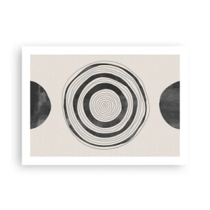 Poster - Wat belangrijk is, is wat er tussenin zit - 70x50 cm