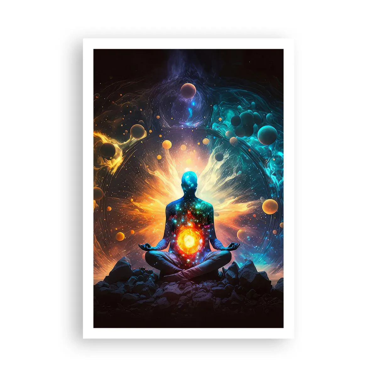 Poster - Kosmische vrede - 70x100 cm