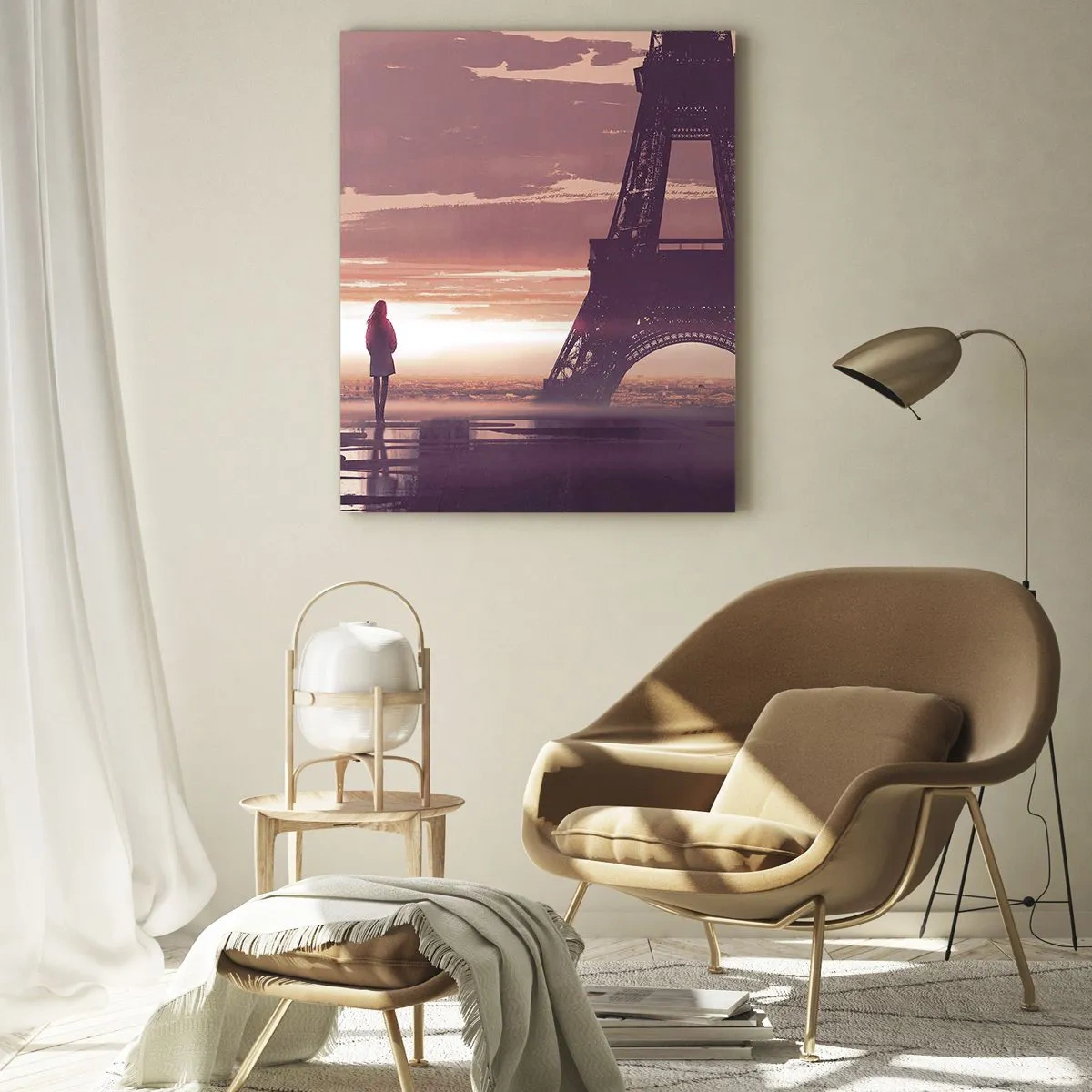 Schilderen op glas - Slechts twee van hen - 50x70 cm