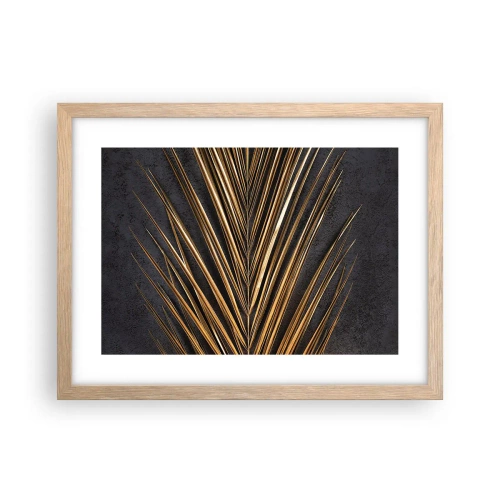 Een poster in een licht eiken lijst - Het goud van de tropen - 40x30 cm