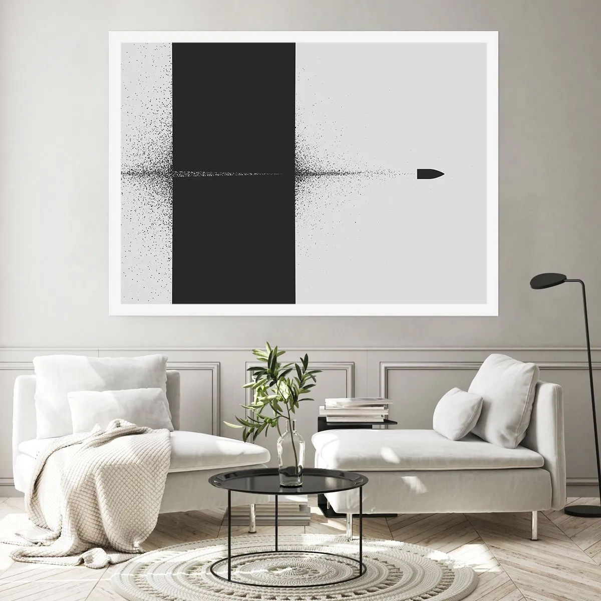 Poster - Rechtstreeks naar het doel - 40x30 cm